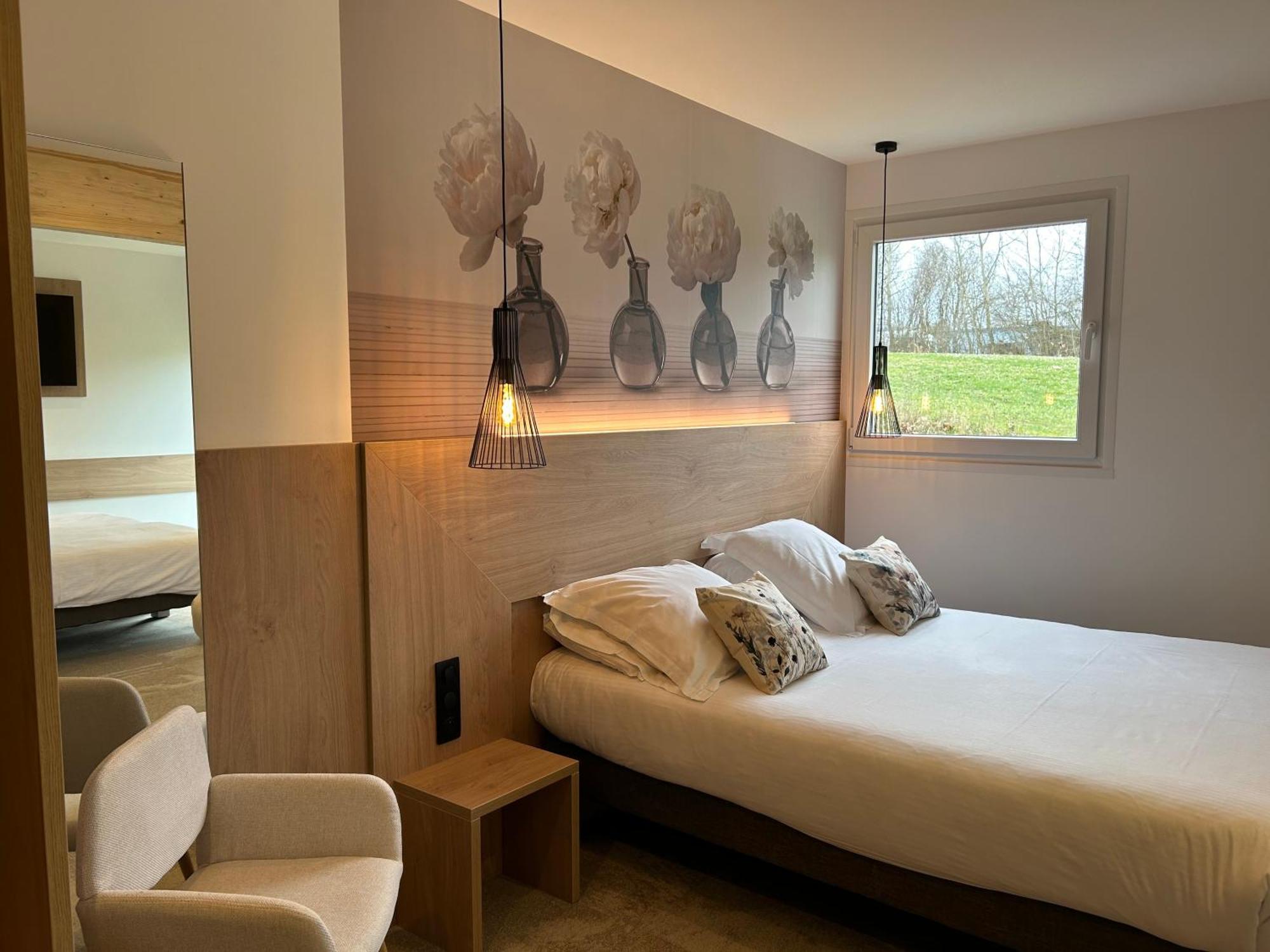 Les Orchidees , Hotel & Restaurant Verdun-sur-Meuse Ngoại thất bức ảnh