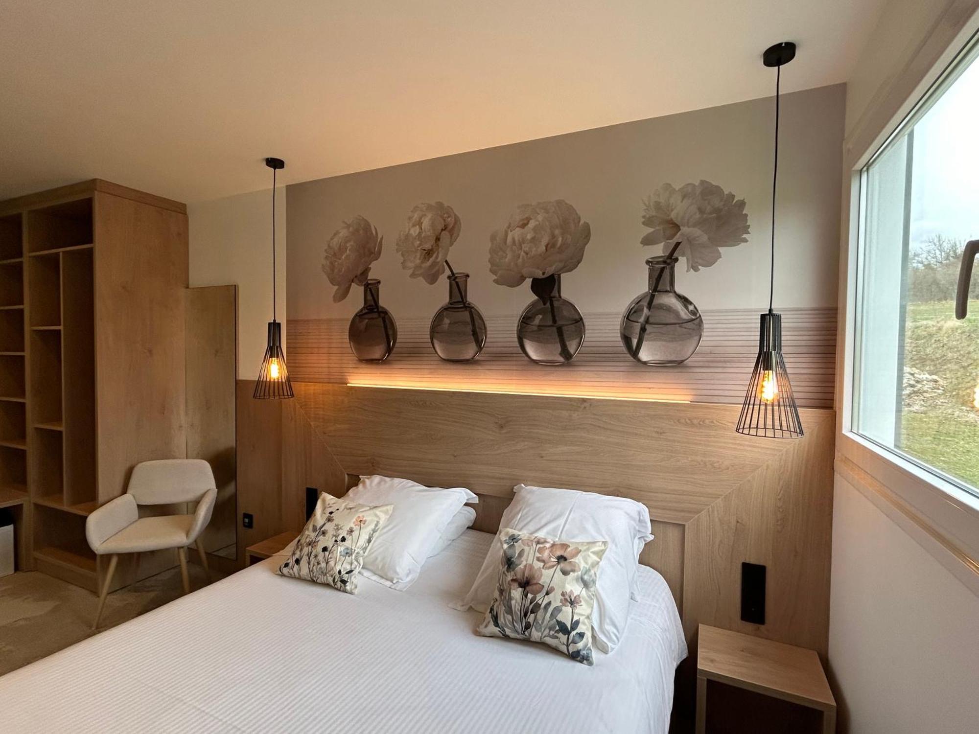 Les Orchidees , Hotel & Restaurant Verdun-sur-Meuse Ngoại thất bức ảnh